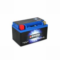 SHIDO Lithium-Ion batterij, Batterijen moto & scooter, LT12A-BS