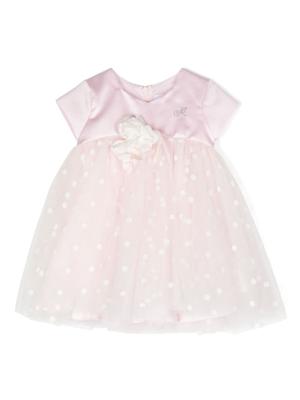 Monnalisa Tulen jurk - Roze