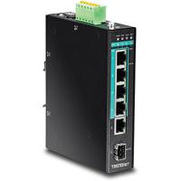 Trendnet TI-PG541 netwerk-switch Unmanaged L2 Gigabit Ethernet (10/100/1000) Power over Ethernet (PoE) Zwart