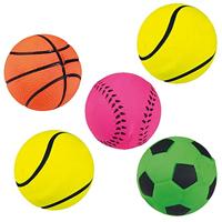 Trixie schuimrubber bal, 5 Stück