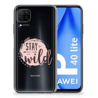 Huawei P40 Lite Telefoonhoesje met Naam Boho Stay Wild