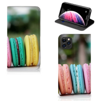 Apple iPhone 11 Pro Max Flip Style Cover Macarons - thumbnail