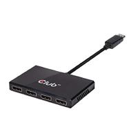 Club 3D csv-6400 Multi Stream Transport (MST) Hub DisplayPort Zwart