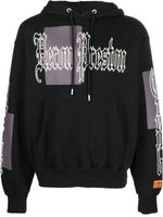 Heron Preston hoodie en coton à logo imprimé - Noir