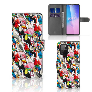 Samsung S10 Lite Telefoonhoesje met Pasjes Birds