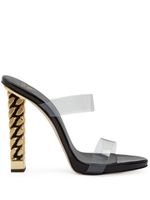 Giuseppe Zanotti sandales Bonnie 120 mm à plateforme - Noir