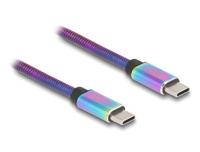 DELOCK USB-C kabel, 2 m, 60 W Power Delivery 3.0, stekker naar stekker