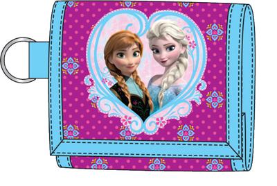 Disney portemonnee Frozen II 10 x 13 cm polyester roze/blauw