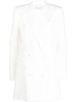 Prabal Gurung blazer cintré à boutonnière croisée - Blanc - thumbnail