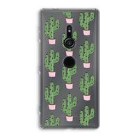 Cactus Lover: Sony Xperia XZ2 Transparant Hoesje