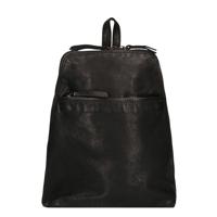 Bear Design Cow Lavato Rugzak zwart Leren tas