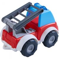 Haba brandweerwagen jongens 13 x 9 cm rood/blauw