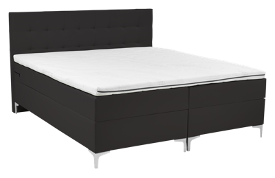 MavitaSleep Dubai Boxspring Zwart 160 x 200 cm