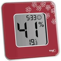 TFA Dostmann Style 30.5021.05 Thermo- en hygrometer Rood