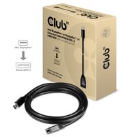 CLUB3D Mini DisplayPort to DisplayPort1.4 Extensie Cable 8K60Hz DSC1.2 HBR3 HDR M/F 1m - thumbnail