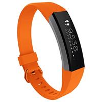 By Qubix - Compatible met Fitbit Alta HR siliconen bandje met gesp - Maat: Large - Oranje - Compatible fitbit bandje
