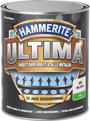 Hammerite Ultima Mat - RAL 9016 - 0,75 liter