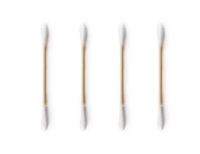 The Eco Gang Wattenstaafjes - 100 stuks - wit The Eco Gang Wattenstaafjes - 100 stuks - wit