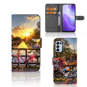 OPPO Find X3 Lite Flip Cover Amsterdamse Grachten