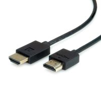 ROLINE 4K HDMI Ultra HD kabel met Ethernet, actief, ST/ST, zwart, 5 m