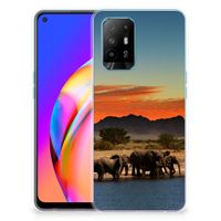 OPPO A94 5G | Reno5 Z TPU Hoesje Olifanten