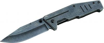 Puma Tec eenhandsmes 21,5 cm RVS grijs