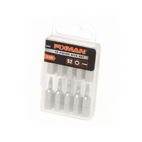 Bits 1/4" 25mm Torx T10 (set van 10)