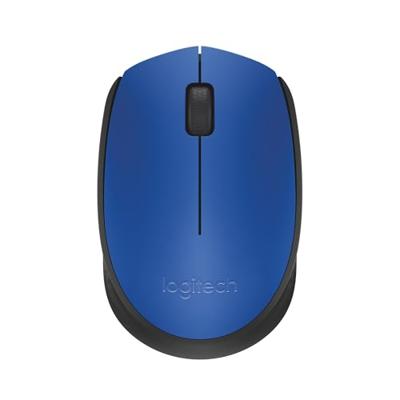 Logitech M171 Draadloze Muis voor PC, Mac, Laptop, 2,4 GHz met USB Mini-ontvanger, Optische Sensor, 12 Maanden Batterijduur, Links- en Rechtshandig - Blauw