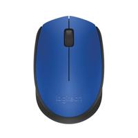 Logitech M171 Draadloze Muis voor PC, Mac, Laptop, 2,4 GHz met USB Mini-ontvanger, Optische Sensor, 12 Maanden Batterijduur, Links- en Rechtshandig - Blauw