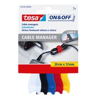 Kabelmanager Tesa On&Off 55236 12mmx20cm assorti