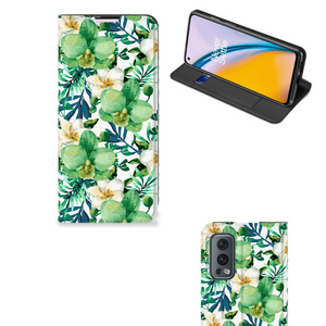 OnePlus Nord 2 5G Smart Cover Orchidee Groen