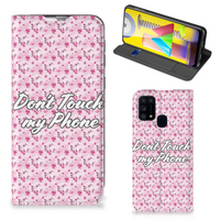 Samsung Galaxy M31 Design Case Flowers Pink DTMP - thumbnail