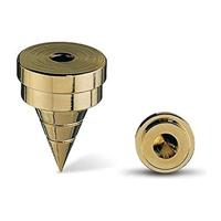 Oehlbach Spike S 2000, hoogwaardige spike-set van massief metaal met sluitring, perfect voor kleine en grote luidsprekers, 4 stuks, zwart