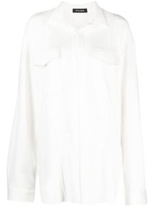 STYLAND chemise longue à design ouvert - Blanc