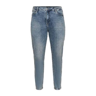 VERO MODA CURVE high waist mom jeans VMVIBE blauw VERO MODA CURVE high waist mom jeans VMVIBE blauw