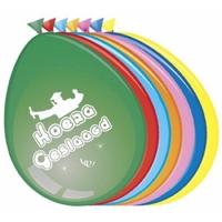 24x Stuks Gekleurde Geslaagd Feest Thema Ballonnen