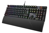 ASUS ROG Strix Scope II RX Gaming Keyboard, IP57, Dampening Foam, Pre-lubed ROG RX Red Optical Switches, PBT Keycaps, multi-function controls, Xbox Game Bar function hotkeys, RGB-Black, US