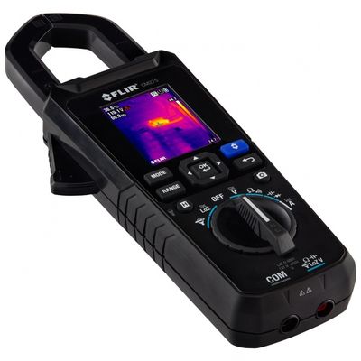 FLIR CM275 Industrial Thermal Imaging Clamp Meter with Data Logging, Wireless Connectivity and IGM, Black, 0 Zwart 160 x 120 Pixels Ingebouwd display TFT