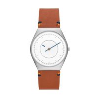 Horlogeband Skagen SKW6872 Leder Bruin 22mm - thumbnail