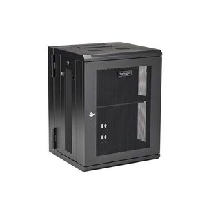 StarTech.com 15U Serverkast rack wand monteerbaar diepte tot 20" / 50 cm scharnierende behuizing