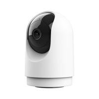 Trust IPCAM-2700 Camera Beveiliging 360° voor Binnen met Nachtzicht, Ingebouwde Sirene en Microfoon, Human Detection, Wifi Beveiligingscamera met App, Smart Home, Wit