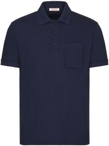 Valentino Garavani polo Rockstud Untitled - Bleu