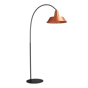 Masterlight Retro vloerlamp Industria 186 zwart met roodkoper 1547-05-55-55