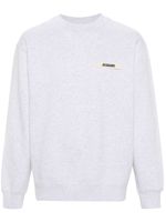 Jacquemus sweat en coton à patch logo - Gris