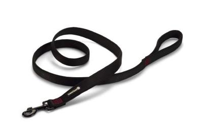 Beeztees parinca premium - hondenriem - nylon - zwart - 180 cm x 25 mm Beeztees parinca premium - hondenriem - nylon - zwart - 180 cm x 25 mm