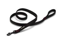 Beeztees parinca premium - hondenriem - nylon - zwart - 180 cm x 25 mm