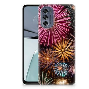 Motorola Moto G62 5G Silicone Back Cover Vuurwerk