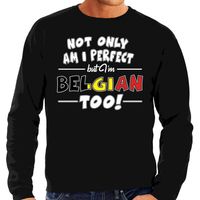 Not only perfect Belgian / Belgie sweater zwart voor heren