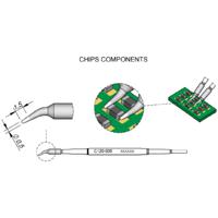 JBC Tools C120006 Desoldeerpunt Gebogen Grootte soldeerpunt 0.5 mm Inhoud: 1 stuk(s)