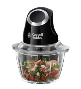 Russell Hobbs 24662-56 elektrische hakmolen 0,5 l 200 W Zwart, Transparant